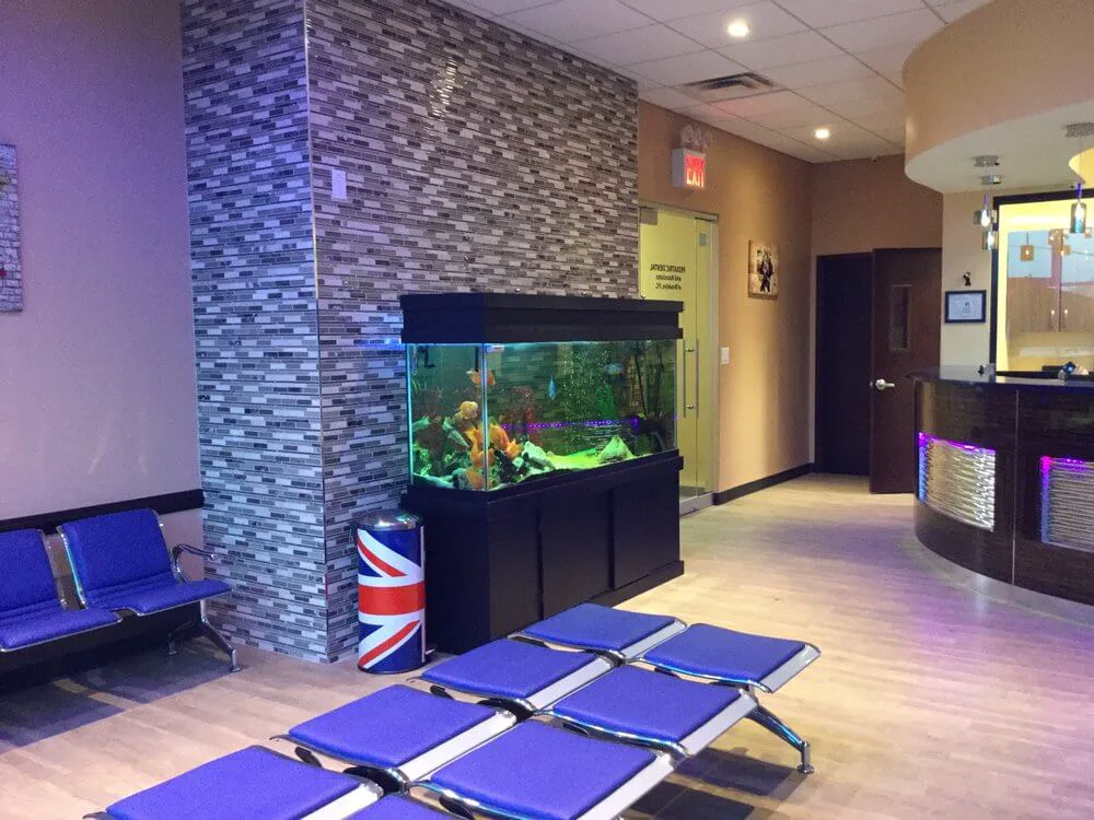 Зона ожидания детской стоматологии Bite Squad Dental of NYC