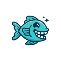 Laser dentistry fish mascot